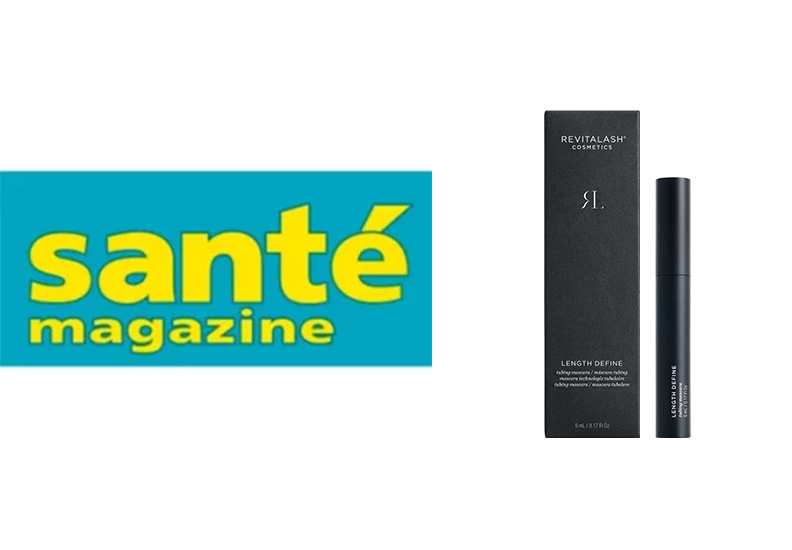Length Define Tubing Mascara RevitaLash® Cosmetics paru dans Santé Magazine - Août 2026 